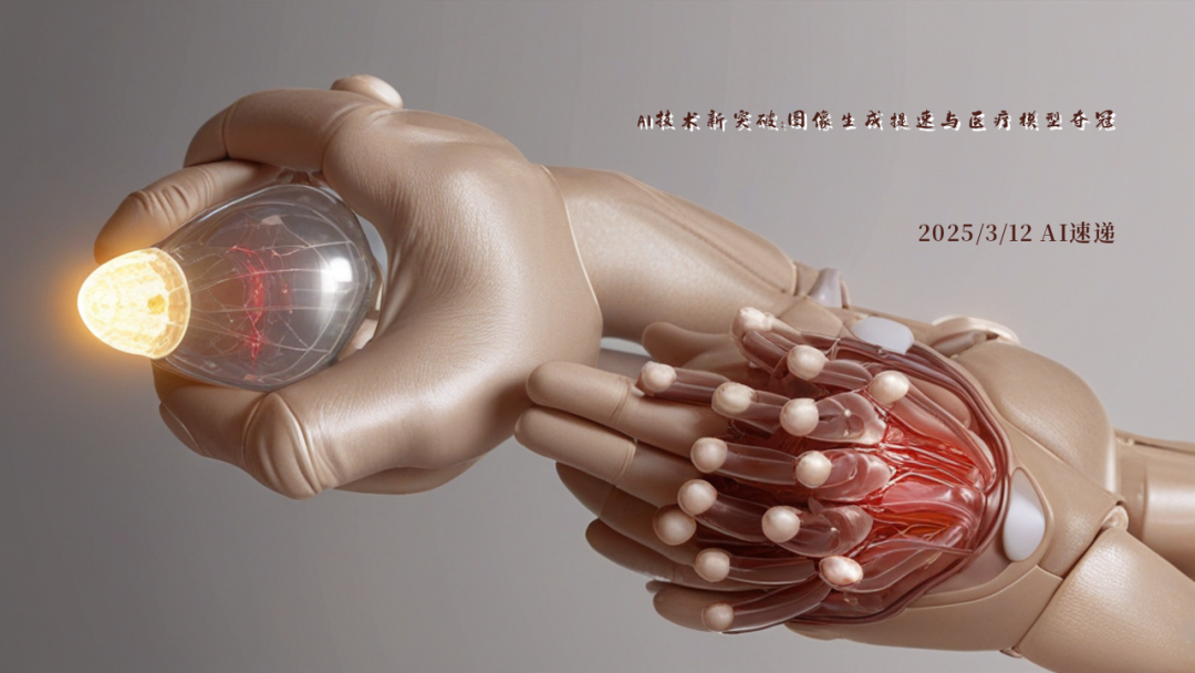 2025/3/12 AI速遞 | AI技術(shù)新突破：圖像生成提速與醫(yī)療模型奪冠